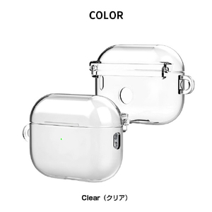 araree AirPods Pro(第2/1世代)用ハードクリアケース Nu:kin クリア AR25038APP2-イメージ15