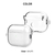 araree AirPods Pro(第2/1世代)用ハードクリアケース Nu:kin クリア AR25038APP2-イメージ15