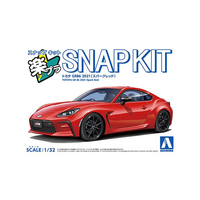 アオシマ トヨタ 1/32 GR86 2021(スパークレッド) Aﾗｸﾌﾟﾗ10SRﾄﾖﾀGR86Sﾚﾂﾄﾞ
