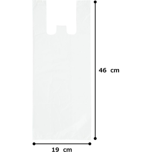 紺屋商事 レジ袋乳白東16号 100枚 FCE163U-00722116-イメージ6