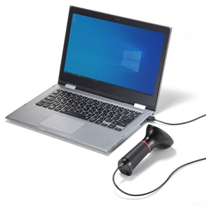サンワサプライ ワイヤレス2次元バーコードリーダー(Bluetooth対応) ブラック BCR-BT2D4BK-イメージ6