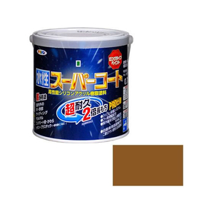 アサヒペン 水性スーパーコート 0.7L ソフトオーカー FC625NV-イメージ1