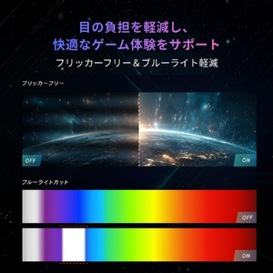 TVS REGZA EGZA GAMING MONITOR REGZA ゲーミングモニター RM-G278R-イメージ11
