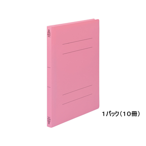 キングジム フラットファイル クイックイン〈PP〉GX A4タテ ピンク 10冊 1パック(10冊) F935471-4432GXﾋﾝ-イメージ1