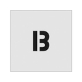 アイマーク ステンシル B 文字サイズ50×40mm FC803JD-8186054