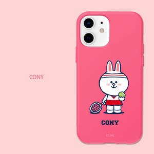 LINE FRIENDS iPhone 12 mini用Brown's Sports Club カラーソフトケース[公式ライセンス品] BROWN KCE-CSB040-イメージ11
