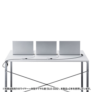 サンワサプライ 超小型シリンダセキュリティ(eセキュリティ) SLE-45S-イメージ4