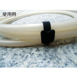 トラスコ マジックバンド　耐候性　ストラップ　２０ｃｍ　黒　（４本入） MKSW-2520-BK-イメージ3