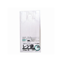 紺屋商事 レジ袋乳白東25号 100枚 FCE164U-00722125