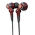 radius ハイレゾ対応インナーイヤーヘッドフォン レッド HP-NHR21R-イメージ1