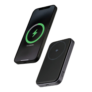 エレコム Qi2ワイヤレスモバイルバッテリー(5000mAh/20W) ブラック DE-C68-5000BK-イメージ2