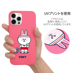LINE FRIENDS iPhone 12 mini用Brown's Sports Club カラーソフトケース[公式ライセンス品] CONY KCE-CSB041-イメージ7