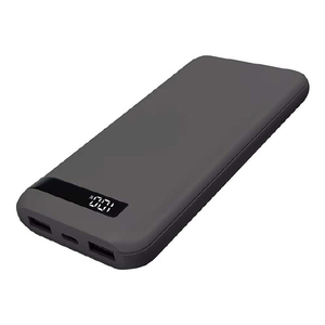 ラスタバナナ PD20W対応 TYPE-C1ポート/USB2ポート 準固体モバイルバッテリー 10000MAH チャコールグレー RLI100C20W04CGRY-イメージ1