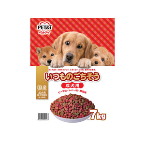 ペットアイ いつものごちそう 成犬用 ビーフ・レバー・野菜入り 7kg FCK928A-4522620500167-イメージ1