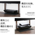 ナカムラ 32～80型対応 WALL FRAMESTAND対応 フローティングシェルフ EQUALS・WALLシリーズ サテンブラック WLOSA5119-イメージ3