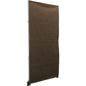 トラスコ マグネット式目隠しカーテン　９００Ｘ１８００ｍｍ　ブラウン BC9018A-BR-イメージ4