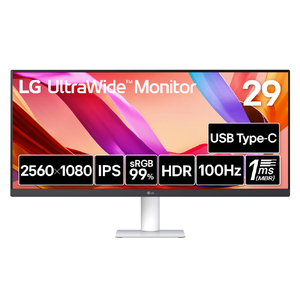 LGエレクトロニクス 29型 LG UltraWide Monitor /2560×1080(フラット型)/100Hz/IPS/sRGB 99%/HDR /アンチグレア/HDMI/DisplayPort/USB Type-C/5W+5W スピーカー LGエレクトロニクス 29型 LG UltraWide Monitor /2560×1080(フラット型)/100Hz/IPS/sRGB 99%/HDR /アンチグレア/HDMI/DisplayPort/USB Type-C/5W+5W スピーカー