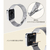 miak Apple Watch 41/40/38mm用CLIP MESH BAND ブラック SMAMA-W3840BK-イメージ7