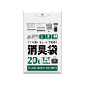 ＨＨＪ 消臭袋 20L 半透明 10枚 FCE282A-AS26