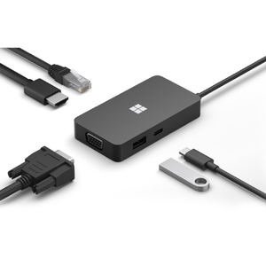 マイクロソフト Surface USB-C トラベル ハブ ブラック 161-00006-イメージ3