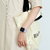 GAACAL Apple Watch Series 1-8/SE1-2 [38/40/41mm]用マグネット式シリコンバンド パープル W00302MA-イメージ2