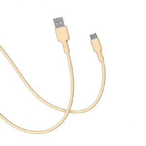 CellCube USB-A to USB-Cケーブル(1．0m) TSUNAGU mayu ライトオレンジ CC-CB06-LO-イメージ1