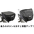テラオ 超特大2段式後カゴカバー T-D2RW01 ブラック 1090088TD2RW01BK-イメージ3