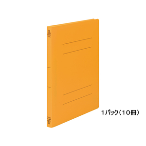 キングジム フラットファイル クイックイン〈PP〉GX A4タテ オレンジ 10冊 1パック(10冊) F935473-4432GXｵﾚ-イメージ1