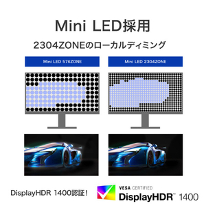 I・Oデータ WQHD320Hz 広色域対応27型ゲーミングモニター  GigaCrysta S ホワイト LCD-GDQ271ULAQW-イメージ4