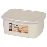 パール金属 ストリーム ホーロー角型ストックポット22×16．5cm(3．2L) H8040ﾎ-ﾛ-ﾎﾟﾂﾄｶｸ