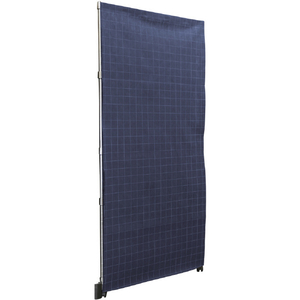 トラスコ マグネット式目隠しカーテン　９００Ｘ１８００ｍｍ　ネイビー BC9018A-NV-イメージ3