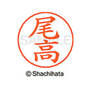 シヤチハタ ネームペン用ネーム シルバー 既製 尾高 FC46381-X-GPS-0610-イメージ1