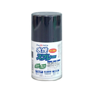 アトムサポート アトムペイント/水性スプレー 100mL ブラックグレー FC621SM-イメージ1