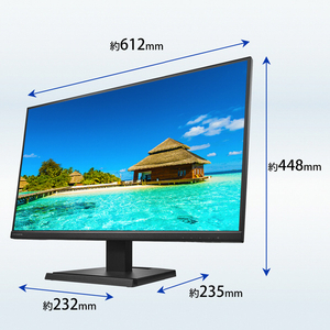 I・Oデータ 27型ワイド液晶ディスプレイ ブラック LCD-A271DB-イメージ2