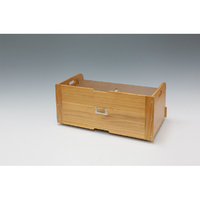 オスマック 下駄箱下収納ボックス 52cm幅 ライトブラウン GKS-520LB