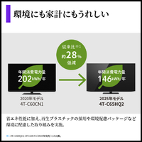 シャープ 4T-C55HQ2 55V型4Kチューナー内蔵4K対応有機ELテレビ AQUOS