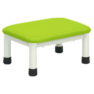 高田ベッド 足踏み台(ミニステップ)ビニルレザー抹茶 20cm FCG329E-23-2769-0011-イメージ1