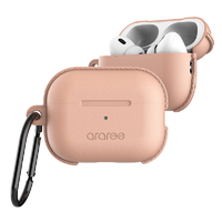 araree AirPods Pro(第2/1世代)用ソフトケース POPS カラビナ付き フラミンゴ AR25040APP2