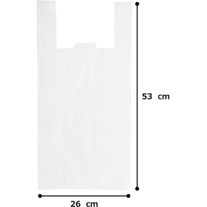 紺屋商事 レジ袋乳白東35号 100枚 FCE165U-00722135-イメージ6