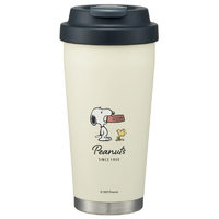 スケーター イージータンブラー480ml PEANUTS(バッジ) STEM5PEANUTSﾊﾞﾂｼﾞ