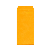 イムラ封筒 長3カラークラフト封筒オレンジ 100枚 1パック(100枚) F803812-N3S-404