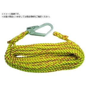 まつうら/ニューテトロン親綱 垂直用 16mmΦ×50m 片側フック付 FCA357N-2158034-イメージ1