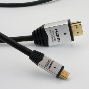 ホーリック HDMIマイクロケーブル(3．0m) シルバー HDM30-041MCS-イメージ3