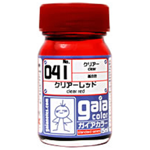 ガイアノーツ 041 クリアーレッド GAIA041ｸﾘｱ-ﾚﾂﾄﾞ-イメージ1