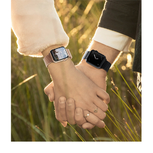 miak Apple Watch 49/46/45/44/42mm用CLIP MESH BAND ブラック SMAMA-W4244BK-イメージ9