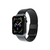 miak Apple Watch 49/46/45/44/42mm用CLIP MESH BAND ブラック SMAMA-W4244BK-イメージ1