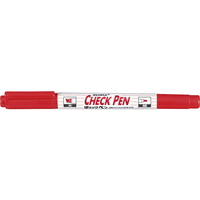ゼブラ チェックペン 赤 F867318-MW-150-CK-R