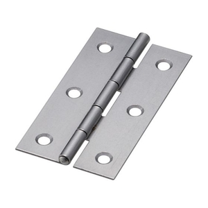 トラスコ中山 TRUSCO スチール製薄口普通蝶番 生地仕上 全長76.0mm 10個 FC191ER-2336031-イメージ1