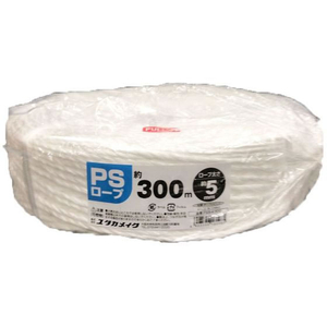 ユタカメイク PSロープ大巻 白 300m FCF197A-PS5-K300-イメージ1