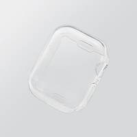 エレコム Apple Watch Series 7(41mm)用フルカバーソフトケース 全面保護/耐久性/弾力性/透明素材/マイクロドット加工/傷・汚れ防止 クリア AW21BFCUCR